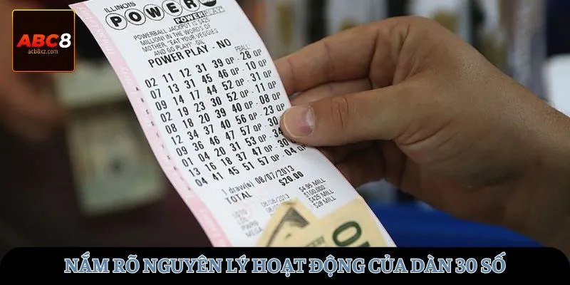 Nắm rõ nguyên lý hoạt động của dàn đề 30 số