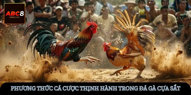 Phương thức cá cược thịnh hành trong đá gà cựa sắt